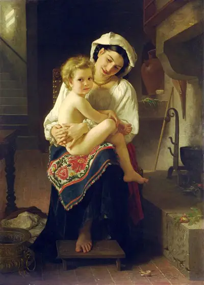 Young Mother Gazing at her Child William-Adolphe Bouguereau